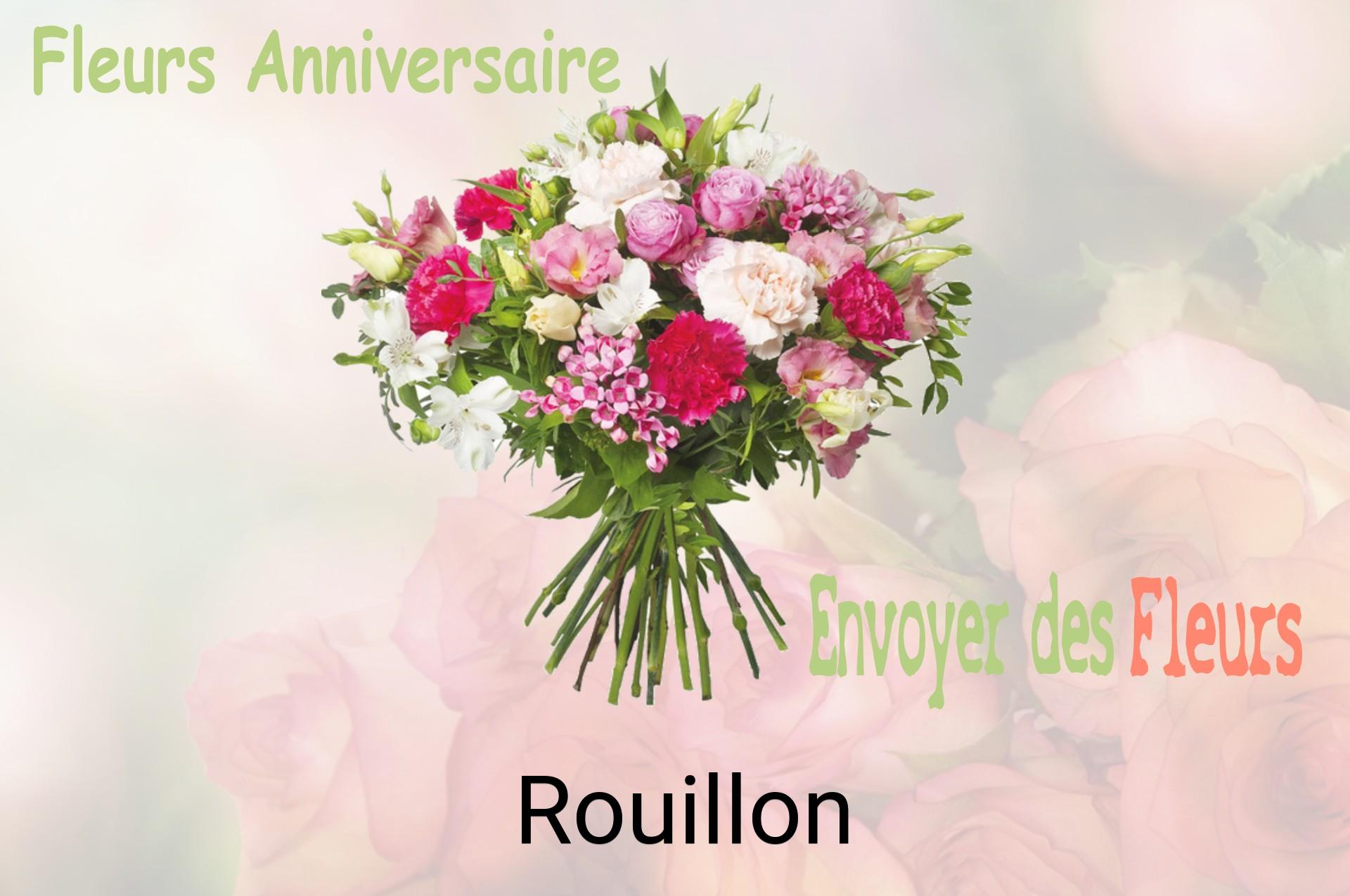 Bouquet de fleurs d’anniversaire livré à Rouillon